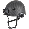 60515 Safety Helmet, Premium KARBN™ Pattern, Non-Vented, Class E, Headlamp Image