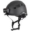 60517 Safety Helmet, Premium KARBN™ Pattern, Vented, Class C, Headlamp - Image