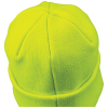 60568 Heavy Knit Hat, High-Visibility Yellow, Patch Logo Image 5