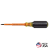 Insulated Screwdriver, #1 Phillips Tip, 4-Inch Shank