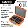 66040 2-in-1 Impact Socket Set, 12-Point, 5-Piece Image 1