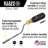 67100 Multi-Bit Screwdriver, 2-in-1 Rapi-Drive Phillips and Slotted Bits Image 1