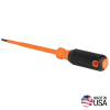 6816INS Insulated Screwdriver, 3/16-Inch Cabinet, 6-Inch Round Shank Image