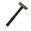7HBRFRH10 Brass Sledge Hammer, Rubber Handle, 10-Pound Image