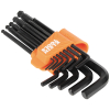 BLS12 L-Style Ball-End Hex Key Wrench Set, SAE, 12-Piece Image 4