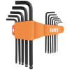 BLS12 L-Style Ball-End Hex Key Wrench Set, SAE, 12-Piece Image 2