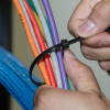 450200 Cable Ties, Zip Ties, 50-Pound Tensile Strength, 7.75-Inch, Black Image 10