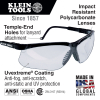60053 Protective Eyewear, Black Frame, Clear Lens Image 1