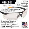 60057 Protective Frameless Eyewear Brown Tinted Lens Image 1