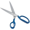 G212LRBLU Bent Trimmer w/Large Ring, Coated Handles, 12-Inch Image 1