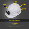 60535 Hard Hat, Non-Vented, Cap Style, Yellow Image 2