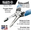 K12054 Klein-Kurve® Heavy-Duty Wire Stripper 8-18 AWG Image 1