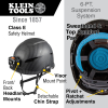 60515 Safety Helmet, Premium KARBN™ Pattern, Non-Vented, Class E, Headlamp Image 1