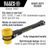 KT155HD 6-in-1 Lineman's Ratcheting Wrench, Heavy-Duty Image 1