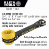 KT155T 6-in-1 Lineman's Ratcheting Wrench Image 1