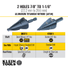 KTSB11 2-Step Drill Bit, 3/8-Inch Hex, Double Straight Flute, 7/8-Inch to 1-1/8-Inch Image 4