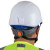 60148 Safety Helmet, Non-Vented-Class E, with Rechargeable Headlamp, Blue Image 10