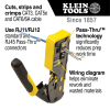 VDV226110 Ratcheting Cable Crimper / Stripper / Cutter, for Pass-Thru™ Image 1