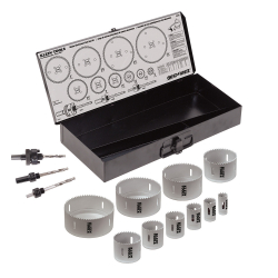 "Master Electricians Hole Saw Kit"