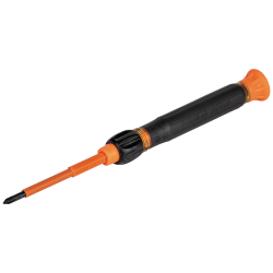 "2-in-1 Insulated Electronics Screwdriver, Phillips, Slotted Bits"