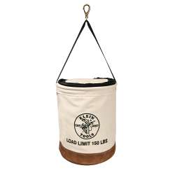 "Canvas Bucket with Closing Top, 17-Inch"