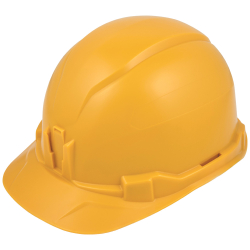 "Hard Hat, Non-Vented, Cap Style, Yellow"
