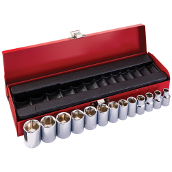 "3\/8-Inch Drive Socket Wrench Set, Metric, 13-Piece"