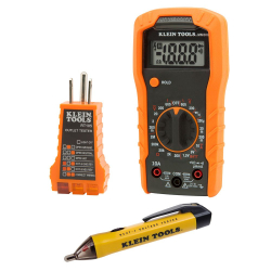 "Test Kit with Multimeter, Non-Contact Volt Tester, Outlet Tester"