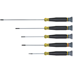 "Screwdriver Set, Electronics Slotted and Phillips, 5-Piece"