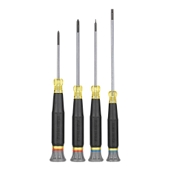 "Precision Screwdriver Set, Slotted, and Phillips 4-Piece"
