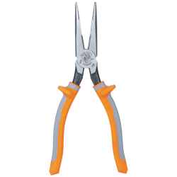 2038RINS Pliers, Long Nose Side-Cutters, Insulated, 8-Inch Image 