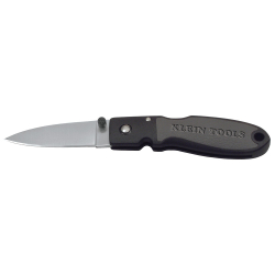 44002 Lightweight Lockback Knife, 2-3/8-Inch Drop Point Blade, Black Handle Image 