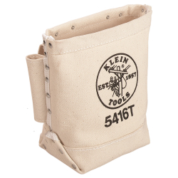 5416T Tool Bag, Bull-Pin and Bolt Bag, Tunnel Loop, Canvas, 5 x 10 x 9-Inch Image 