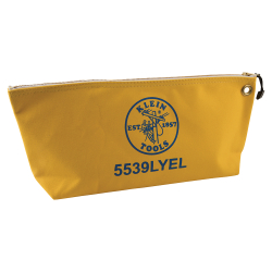 5539LYEL Zipper Bag, Large Canvas Tool Pouch, 18-Inch, Yellow Image 