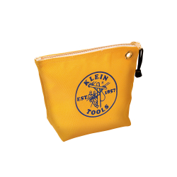 5539YEL Zipper Bag, Canvas Tool Pouch, 10-Inch, Yellow Image 