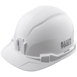 60100 Hard Hat, Non-Vented, Cap Style, White Image 