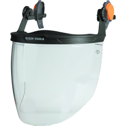 60472 Face Shield, Safety Helmet and Cap-Style Hard Hat, Clear Image