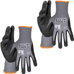 60589 Knit Dipped Gloves, Cut Level A4, Touchscreen, Large, 2-Pair Image 