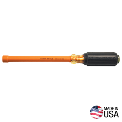 646316INS 3/16-Inch Insulated Nut Driver 6-Inch Hollow Shaft Image 