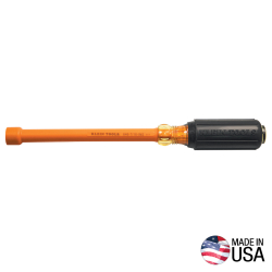 646716INS 7/16-Inch Insulated Nut Driver 6-Inch Hollow Shaft Image 