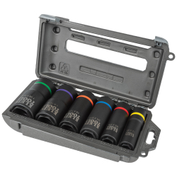 66060 2-in-1 Impact Socket Set, 6-Point, 6-Piece Image 