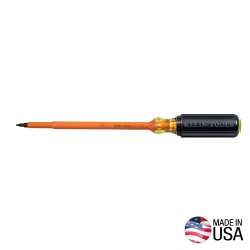 6617INS Insulated Screwdriver, #1 Square, 7-Inch Round Shank Image 