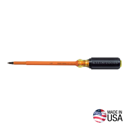 6627INS Insulated Screwdriver, #2 Square, 7-Inch Round Shank Image 