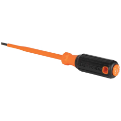 6816INS Insulated Screwdriver, 3/16-Inch Cabinet Tip, 6-Inch Round Shank Image 