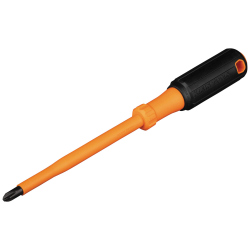 6876INS Insulated Screwdriver, #3 Phillips Tip, 6-Inch Shank Image 