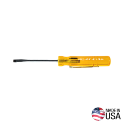 A1312 1/8-Inch Keystone Tip Screwdriver with Pocket Clip Image 