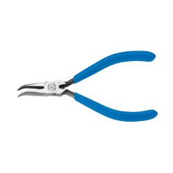 D320412C Electronics Pliers, Needle Nose with Curved Chain-Nose, 5-Inch Image 