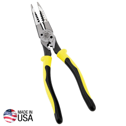 J2078CR Pliers, All-Purpose Needle Nose Pliers with Crimper, 8.5-Inch Image 