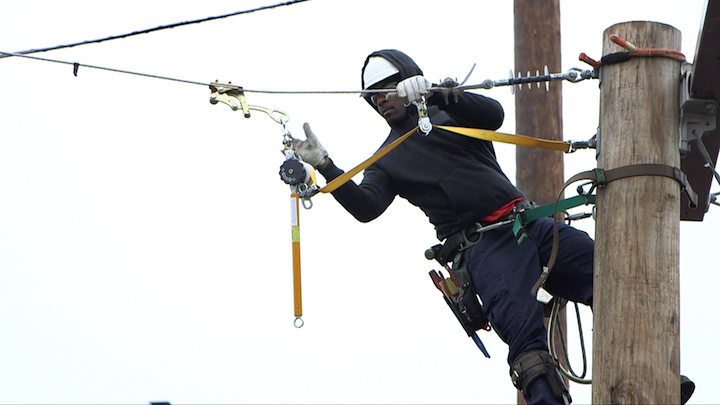 Lineman At Work