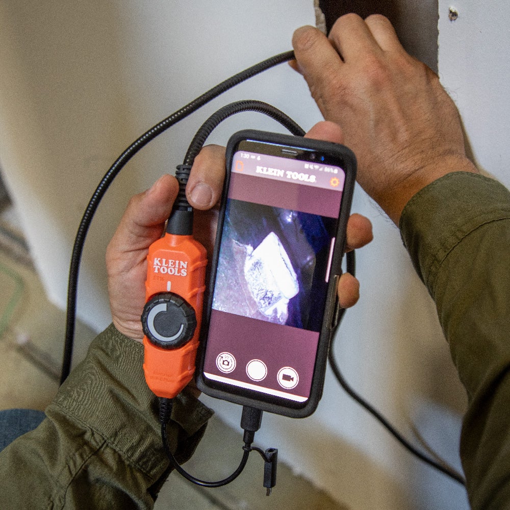 Klein Tools’® New Borescope for Android® Enables Easy Sight into Hard